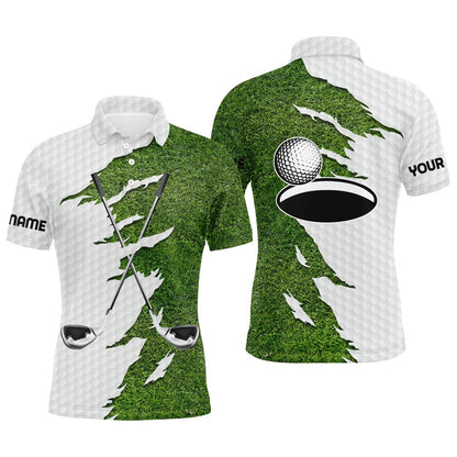 Golf Polo shirts, Mens Golf Polo Shirts Custom Name Green Golf Clubs, Personalized Best Golf Shirt For Men