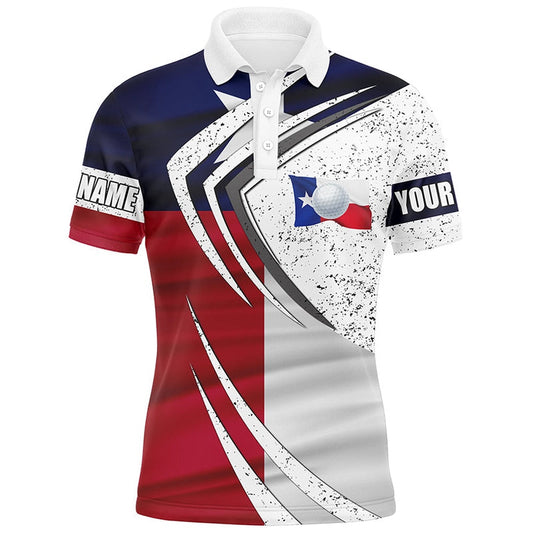 Golf Polo shirts, Mens Golf Polo Shirts Texas Flag Custom Team Golf Shirts, Patriot Golf Tops For Men