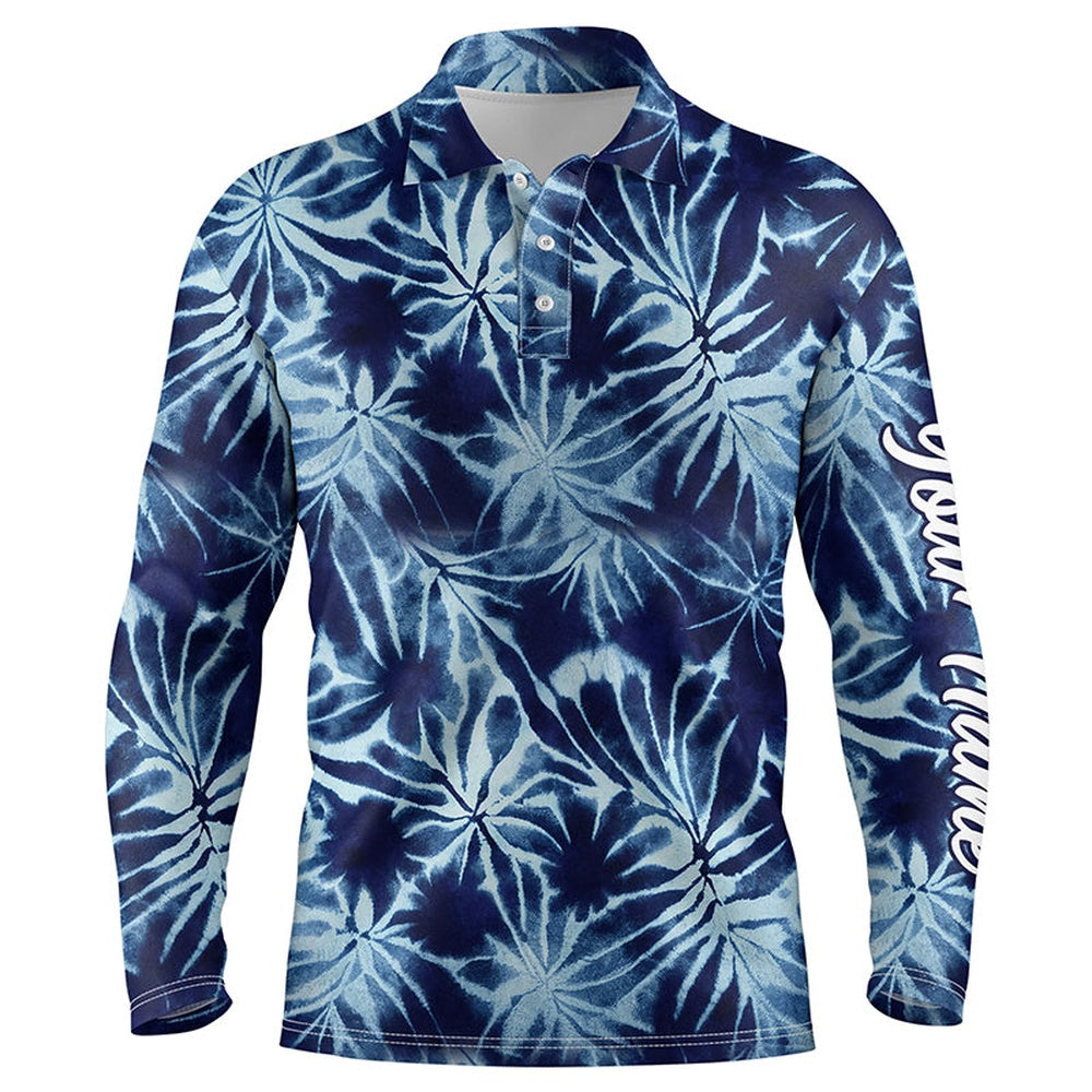 tie dye golf polo