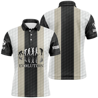 Golf Polo shirts, Mens Golf Polos Shirts Custom Golf Ball Pattern Evolution Polo Shirt For Mens