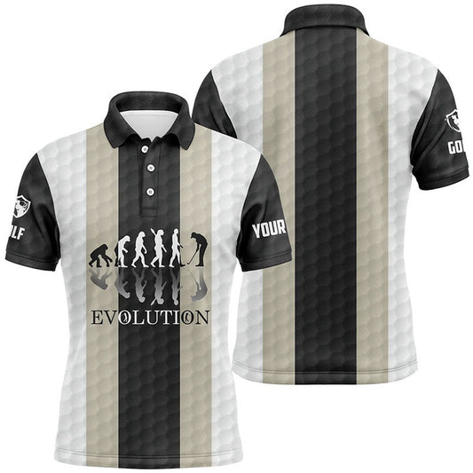 Golf Polo shirts, Mens Golf Polos Shirts Custom Golf Ball Pattern Evolution Polo Shirt For Mens