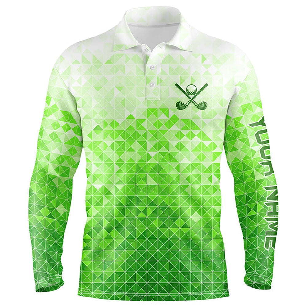 Golf Polo shirts, Mens Golf Polos Shirts Custom Name Green Golf Apparel, Coolest Polo Shirts For Mens