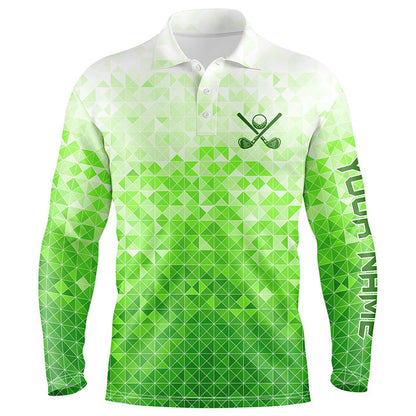 Golf Polo shirts, Mens Golf Polos Shirts Custom Name Green Golf Apparel, Coolest Polo Shirts For Mens