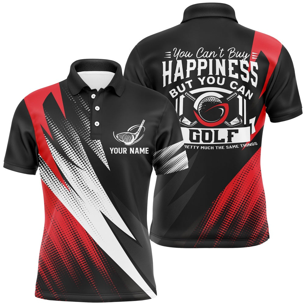 Golf Polo shirts, Mens Red Golf Polo Shirts, Personalized Golf Shirts For Men, Cool Golf Gifts For Golfer