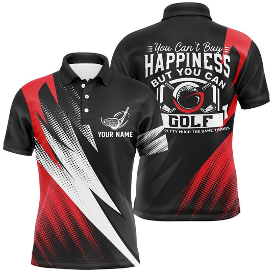 Golf Polo shirts, Mens Red Golf Polo Shirts, Personalized Golf Shirts For Men, Cool Golf Gifts For Golfer