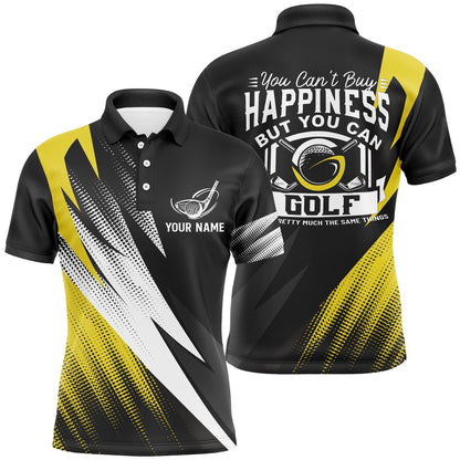 Golf Polo shirts, Mens Yellow Golf Polo Shirts, Personalized Golf Shirts For Male, Cool Golf Gifts For Golfer
