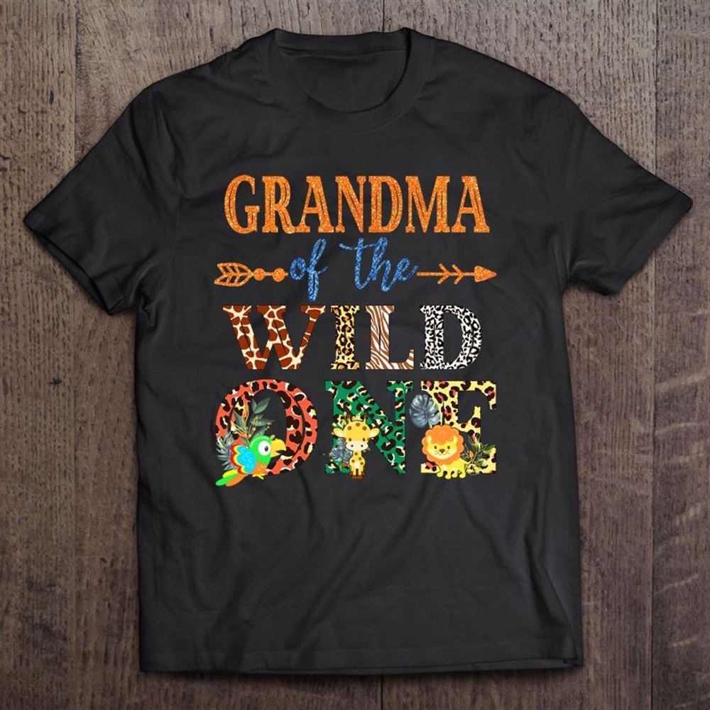 Grandma Of The Wild One Animal Zoo Mother's Day T Shirt, Mother's Day Shirt, Shirt For Mom, Mom Shirt