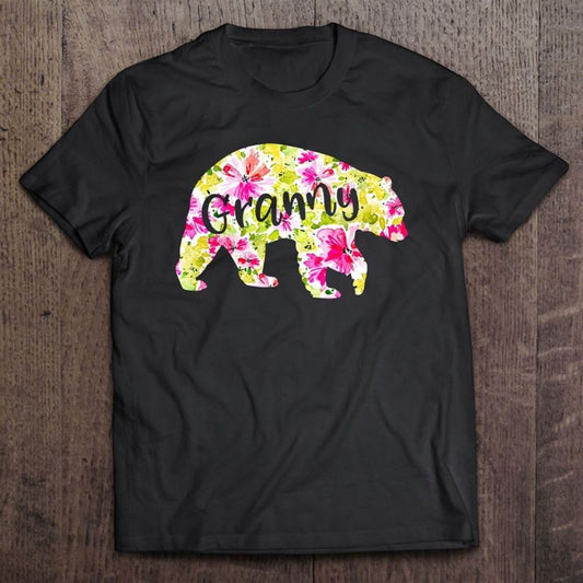 Granny Bear Gift For Women Grandma Christmas Mother's Day T Shirt, Mother's Day Shirt, Shirt For Mom, Mom Shirt