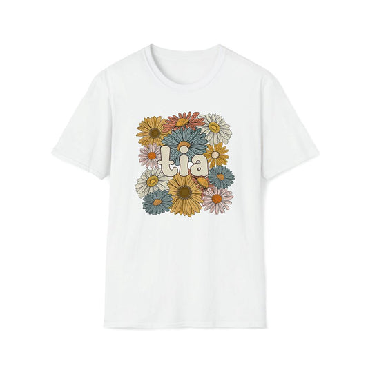 Groovy Tia Grandmother Flowers Tia Grandma Premium T Shirt, Mother's Day Premium T Shirt, Mother's Day Gift, Mom Shirt