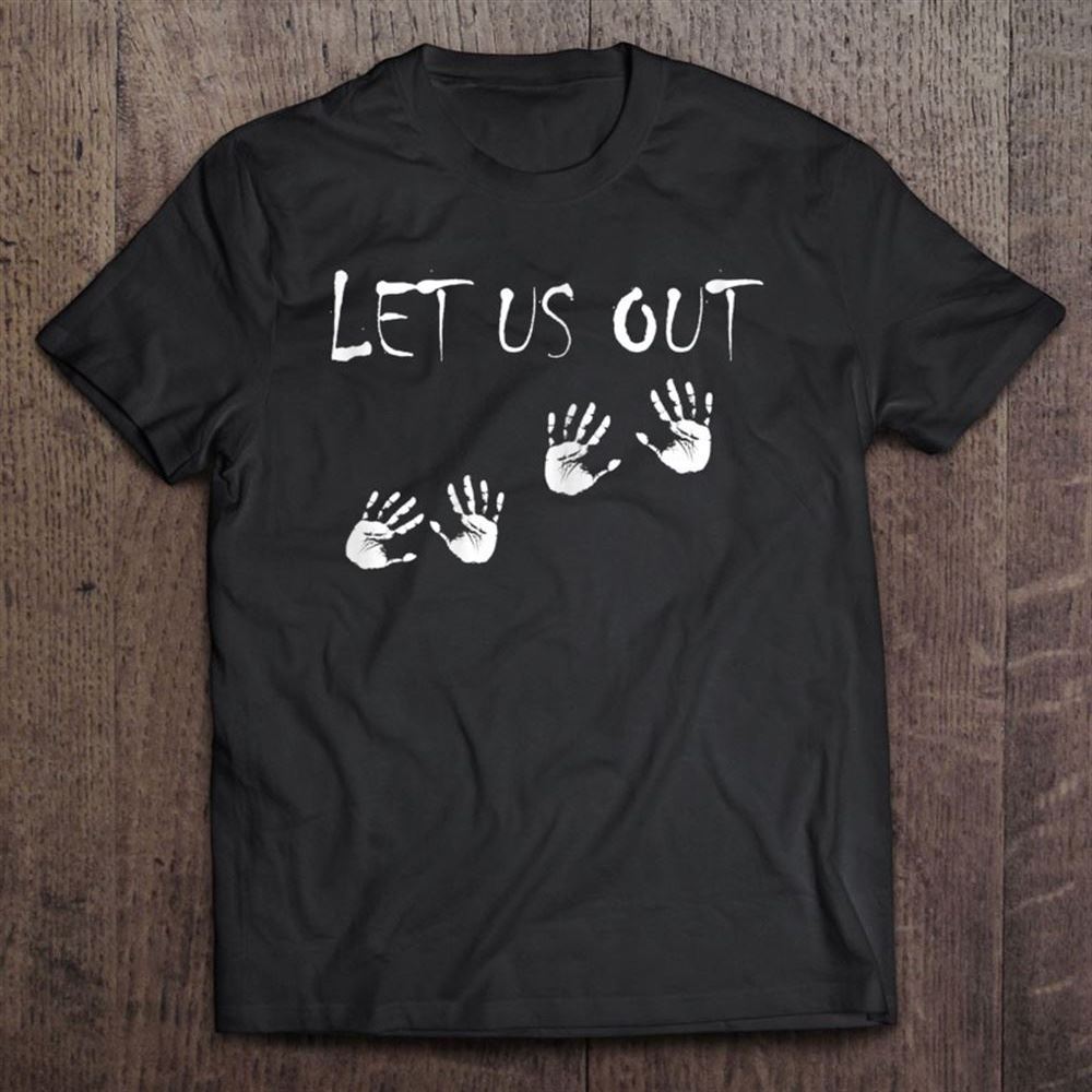 Halloween Pregnant Let Us Out Mother Twins Halloween Mom T Shirt, Mother's Day Shirt, Shirt For Mom, Mom Shirt