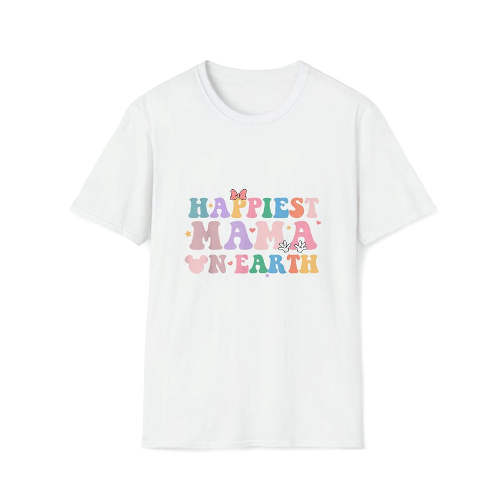 Happiest Mama On Earth Retro Groovy Mom Happy Mother's Day Premium T Shirt, Mother's Day Premium T Shirt, Mother's Day Gift, Mom Shirt