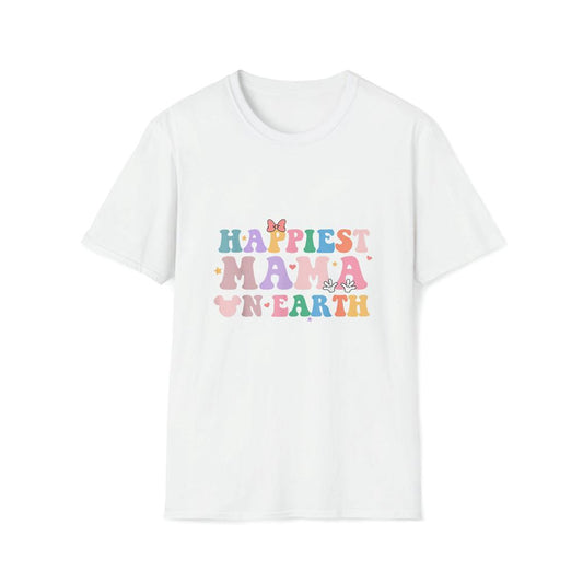 Happiest Mama On Earth Retro Groovy Mom Happy Mother's Day Premium T Shirt, Mother's Day Premium T Shirt, Mother's Day Gift, Mom Shirt