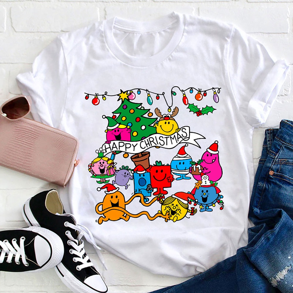Happy Christmas T Shirt, Merry T Shirt, Unisex Christmas Shirts