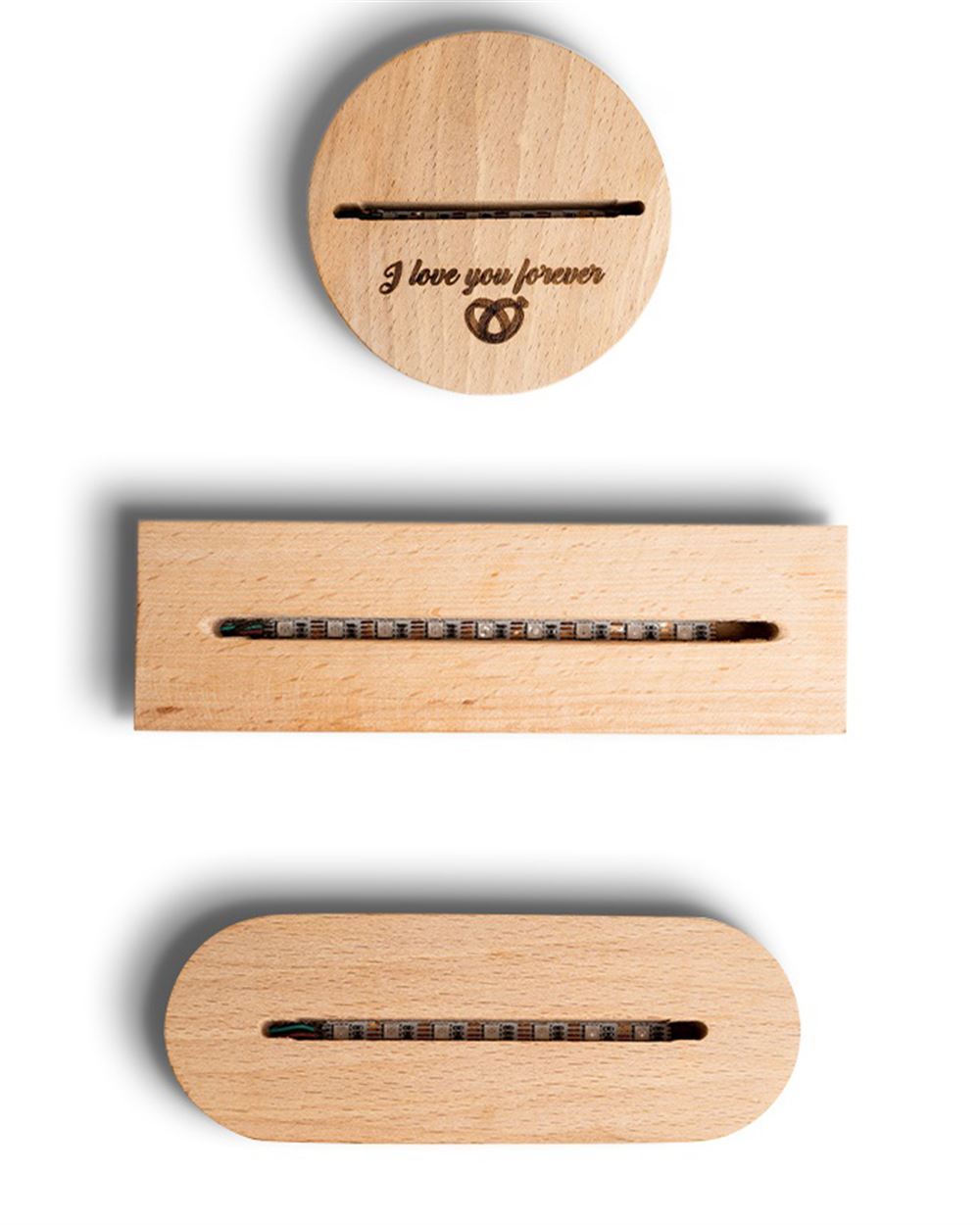 Happy Mother's Day Mum & Daughter Heart Gift Lamp Night Light, Mother's Day Night Lights For Bedroom