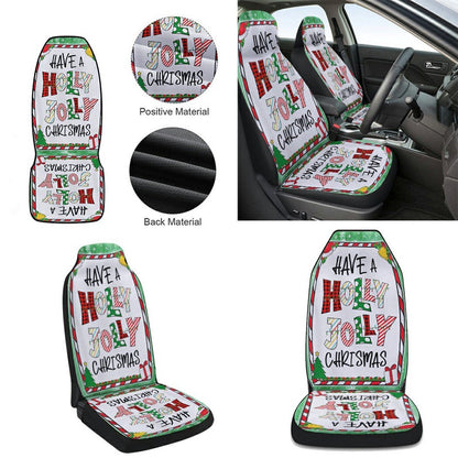 Have A Holly Jolly Christmas Cars Seat Cover, Christmas Car Seat Covers, Car Decor Gift