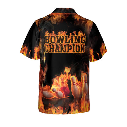 Hawaiian Bowling Shirt, Bowling Champion Bowling Shirts, Custom Bowling Shirt, Button Up Bowling Shirts