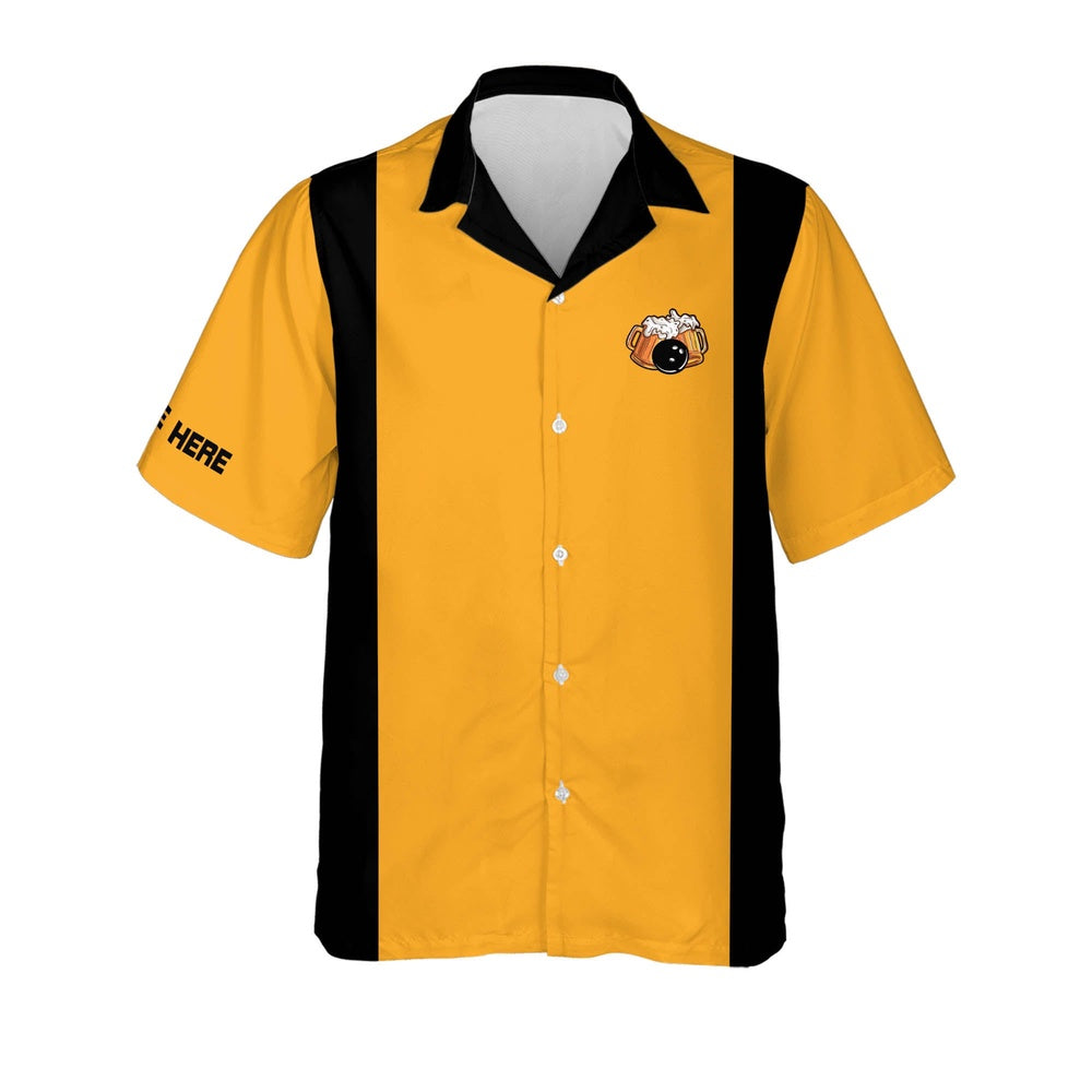 Hawaiian Bowling Shirt, Bowling Problem Men And Women, Custom Bowling Shirt, Button Up Bowling Shirts