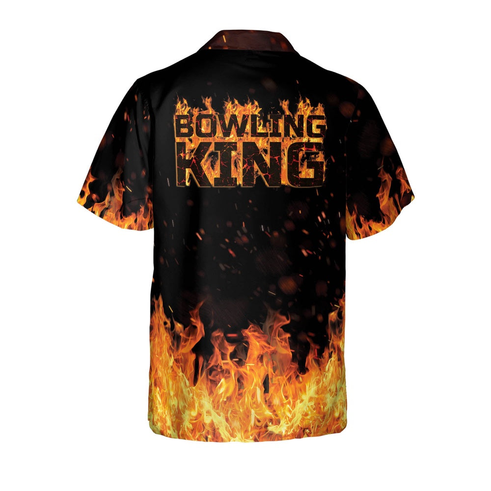 Hawaiian Bowling Shirt, Bowling Retro Vintage Hawaiian Shirt, Custom Bowling Shirt, Button Up Bowling Shirts