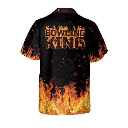 Hawaiian Bowling Shirt, Bowling Retro Vintage Hawaiian Shirt, Custom Bowling Shirt, Button Up Bowling Shirts