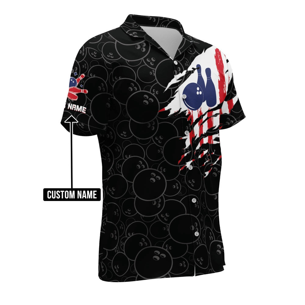 Hawaiian Bowling Shirt, Bowling Shirt For Men And Women, Custom Bowling Shirt, Button Up Bowling Shirts