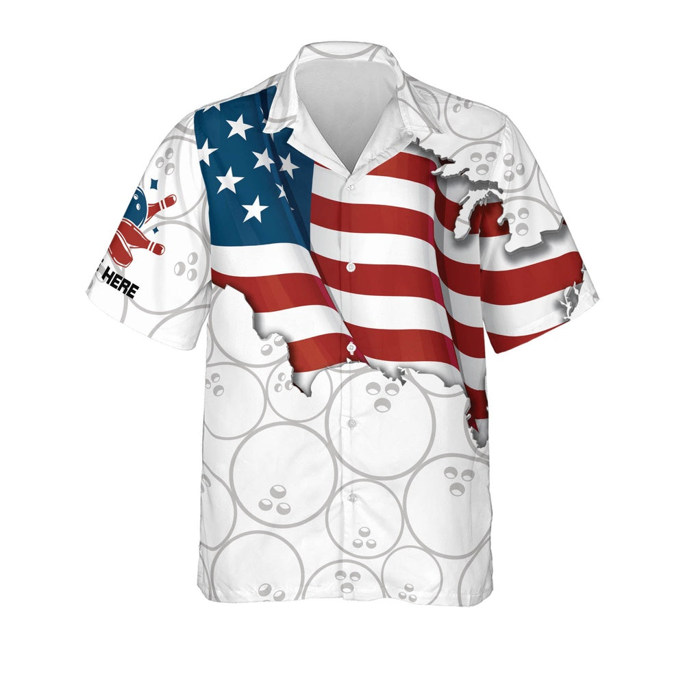 Hawaiian Bowling Shirt, Bowling Shirts for Men And Women, Custom Bowling Shirt, Button Up Bowling Shirts