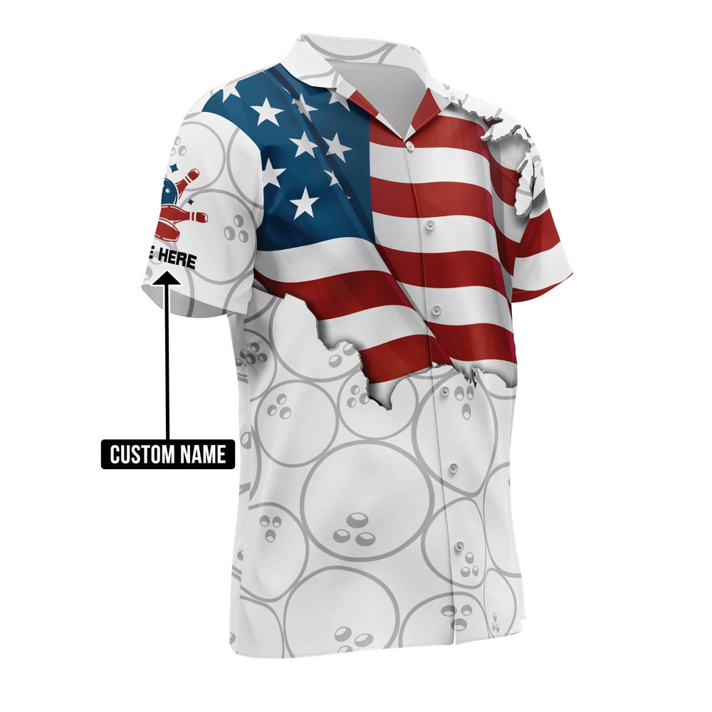 Hawaiian Bowling Shirt, Bowling Shirts for Men And Women, Custom Bowling Shirt, Button Up Bowling Shirts