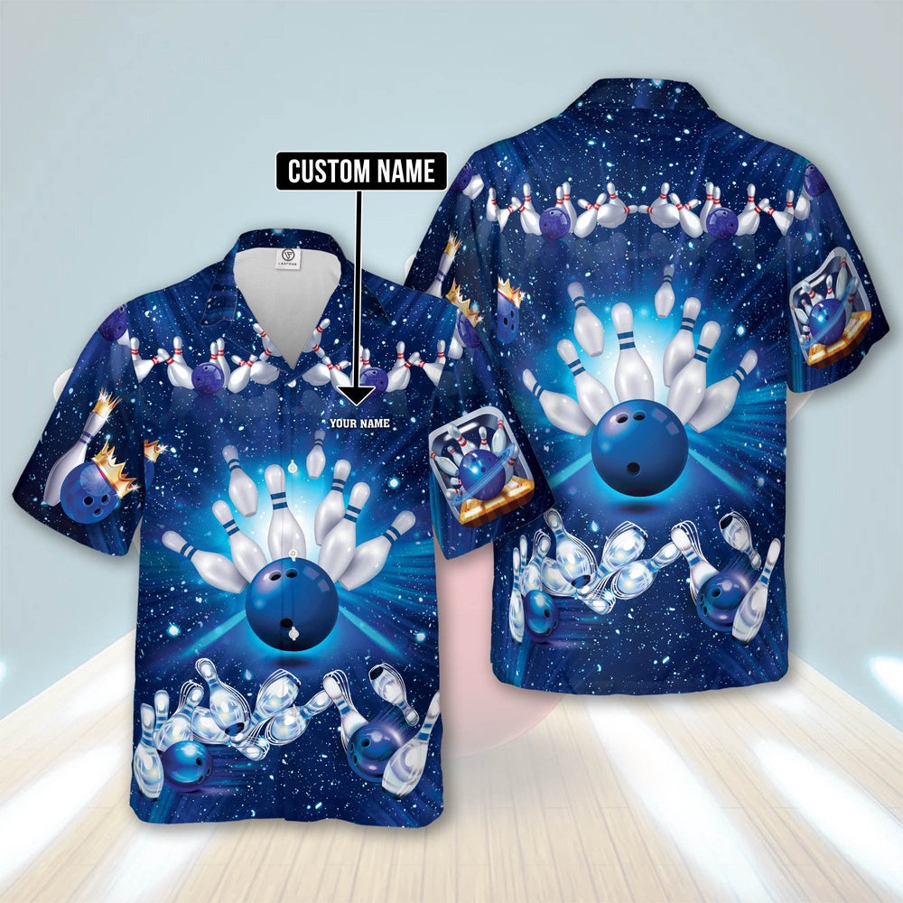Hawaiian Bowling Shirt, Custom Funny Bowling Shirts With Names, Custom Bowling Shirt, Button Up Bowling Shirts