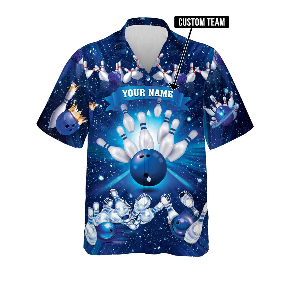 Hawaiian Bowling Shirt, Custom Funny Bowling Shirts With Names, Custom Bowling Shirt, Button Up Bowling Shirts