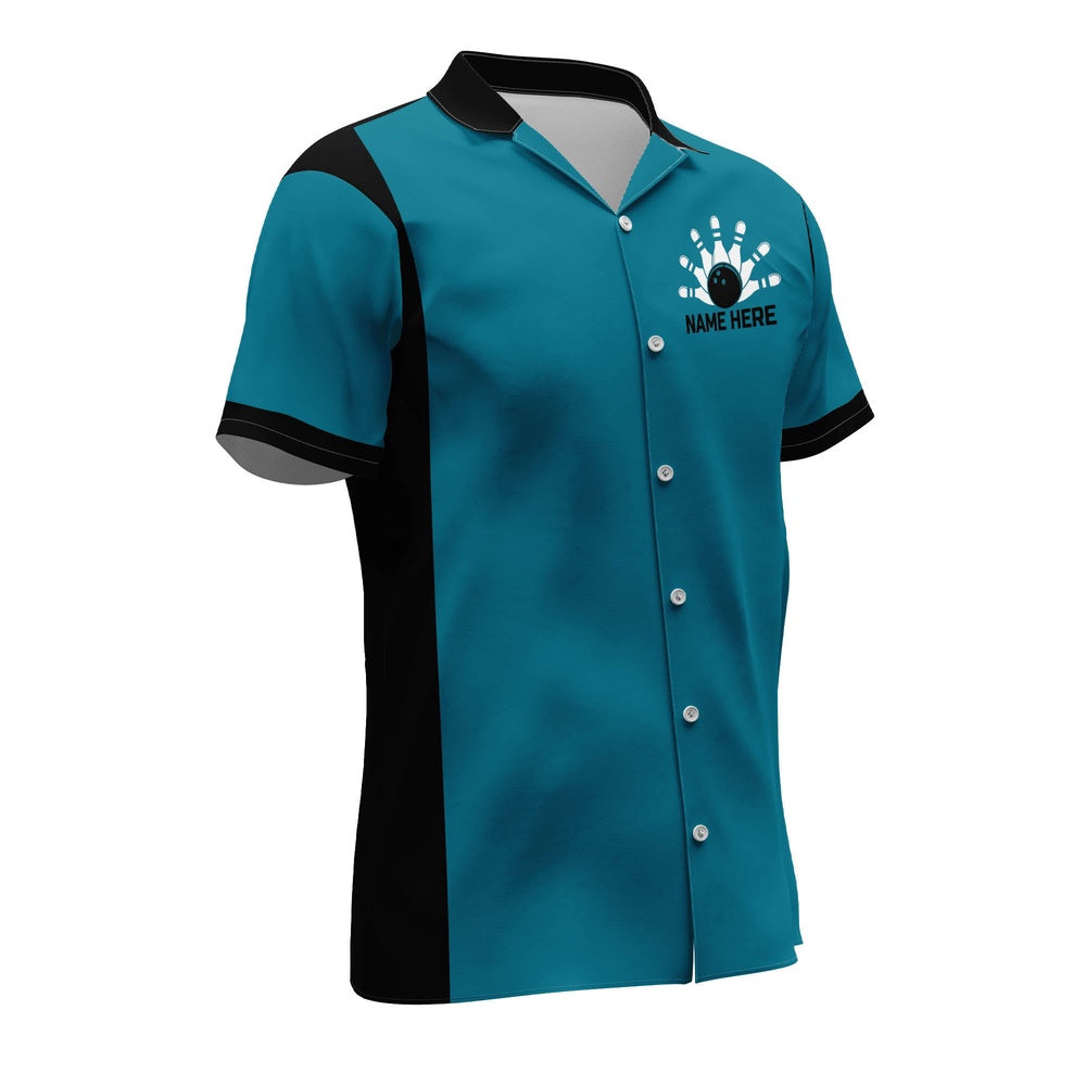 Hawaiian Bowling Shirt, Custom My Mind's in The Gutter Hawaiian Shirt, Custom Bowling Shirt, Button Up Bowling Shirts