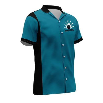 Hawaiian Bowling Shirt, Custom My Mind's in The Gutter Hawaiian Shirt, Custom Bowling Shirt, Button Up Bowling Shirts