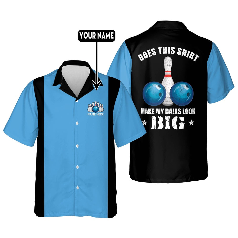 Hawaiian Bowling Shirt, Custom Retro Hawaiian Bowling Shirts, Custom Bowling Shirt, Button Up Bowling Shirts