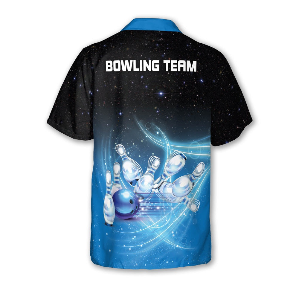 Hawaiian Bowling Shirt, Custom Team USA Bowling Button-Down Hawaiian Shirt, Custom Bowling Shirt, Button Up Bowling Shirts
