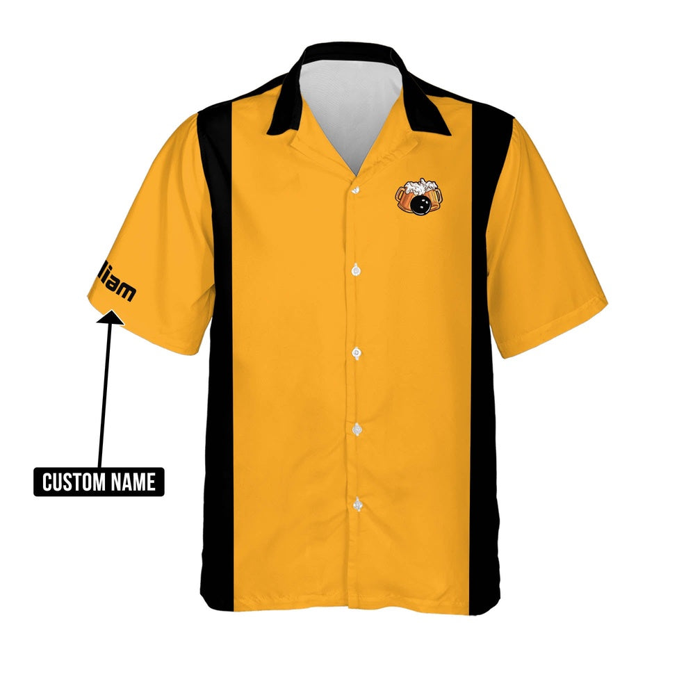 Hawaiian Bowling Shirt, Has A Bowling Problem Hawaiian Shirt, Custom Bowling Shirt, Button Up Bowling Shirts