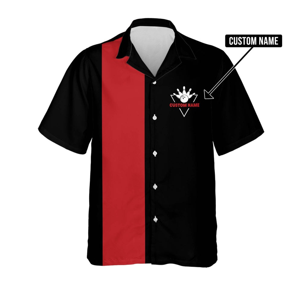 Hawaiian Bowling Shirt, My Mind's in The Gutter Hawaiian Shirt, Custom Bowling Shirt, Button Up Bowling Shirts