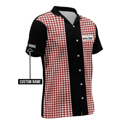 Hawaiian Bowling Shirt, Retro Vintage Bowling Casual Hawaiian Shirts, Custom Bowling Shirt, Button Up Bowling Shirts