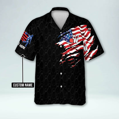 Hawaiian Bowling Shirt, That How I Roll Bowling Hawaiian Shirt, Custom Bowling Shirt, Button Up Bowling Shirts