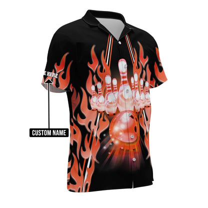 Hawaiian Bowling Shirt, That's Some Bowlshit Hawaiian Shirt, Custom Bowling Shirt, Button Up Bowling Shirts