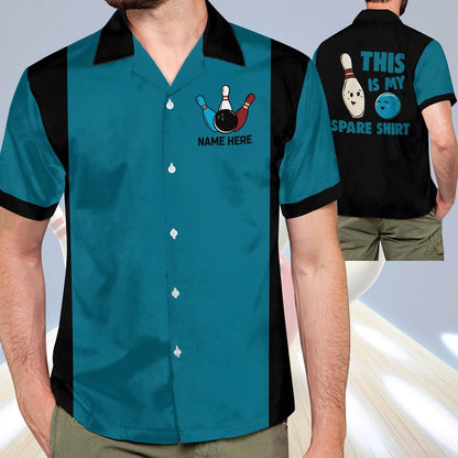 Hawaiian Bowling Shirt, This is My Spare Shirt Hawaiian Shirt, Custom Bowling Shirt, Button Up Bowling Shirts