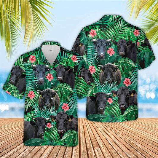 Hawaiian Cow Shirt, Dexter 3D Hawaiian Shirt, Animal Hawaiian Shirts, Farmer Shirts