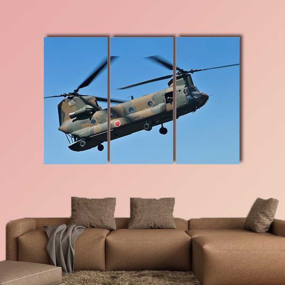 Helicopter Canvas Wall Art Decor
