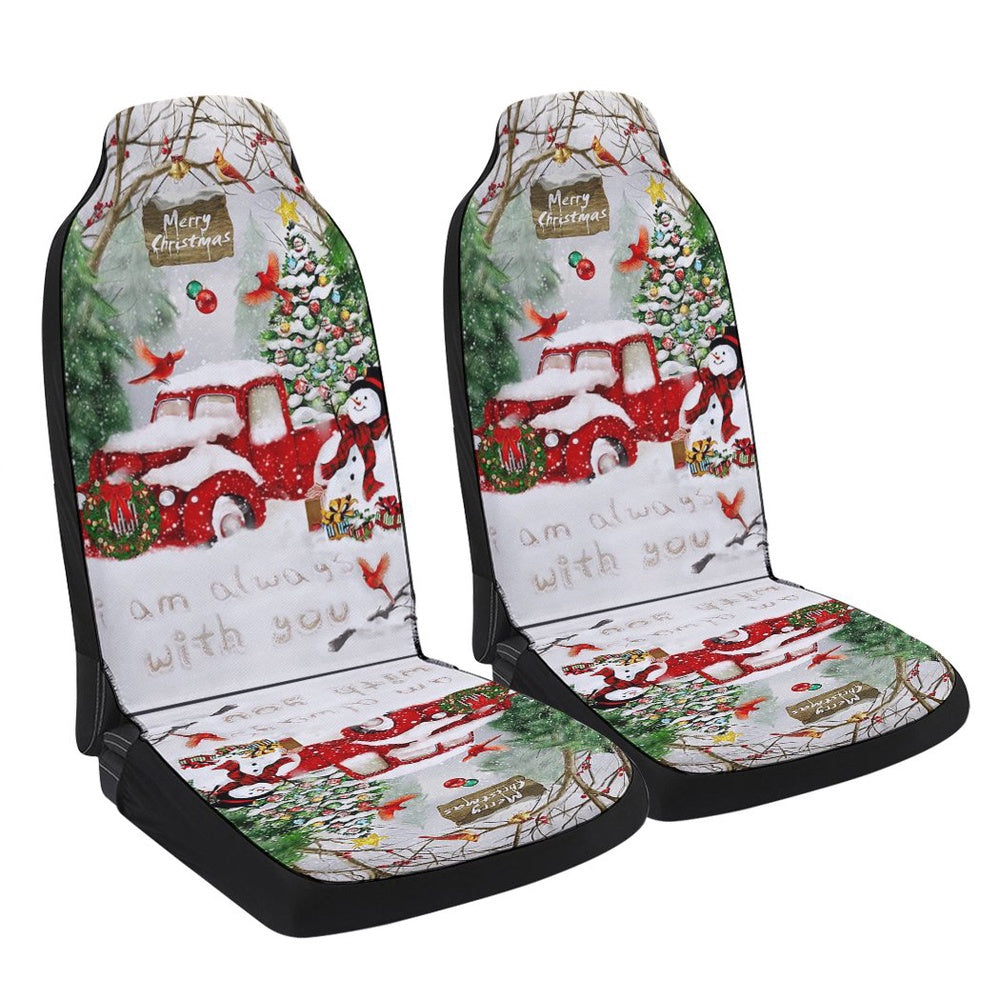 I Am Always With You Christmas Truck Cars Seat Cover, Christmas Car Seat Covers, Car Decor Gift