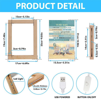 I Love You Forever And Always 3 Frame Lamp, Mother's Day Night Light, Best Mom Ever, Gift For Mom