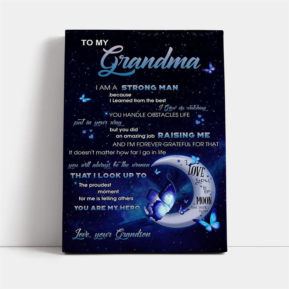 I'M A Strong Man Canvas, Mother's Day Canvas Art, Gift For Mom, Birthday Gift, Mother's Day Wall Art