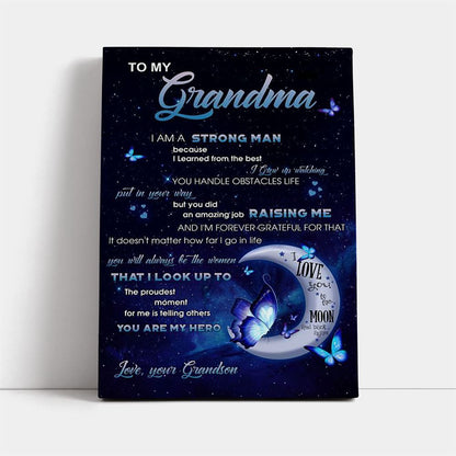 I'M A Strong Man Canvas, Mother's Day Canvas Art, Gift For Mom, Birthday Gift, Mother's Day Wall Art