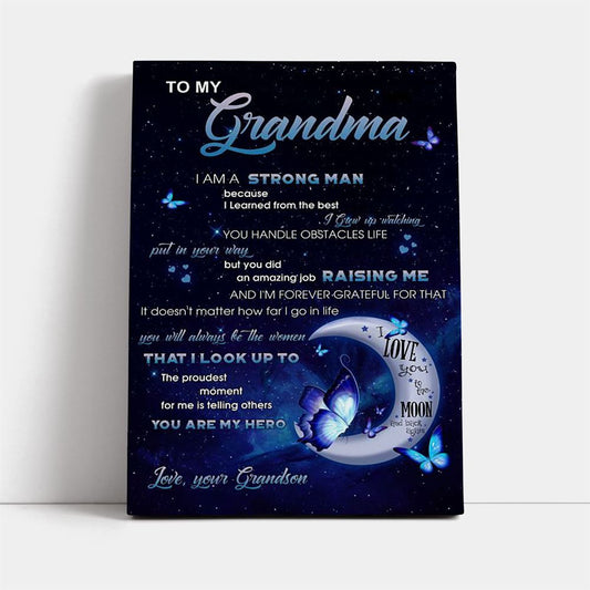 I'M A Strong Man Canvas, Mother's Day Canvas Art, Gift For Mom, Birthday Gift, Mother's Day Wall Art