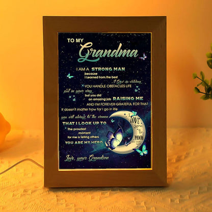 I'M A Strong Man Frame Lamp, Mother's Day Night Light, Best Mom Ever, Gift For Mom