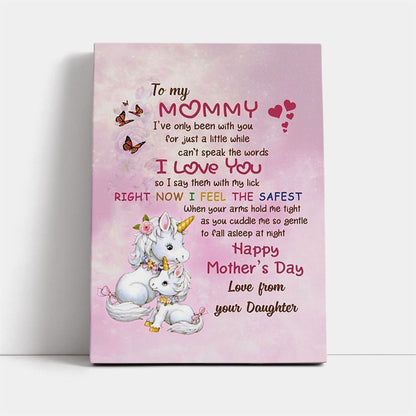 I Say Them With My Lick Canvas, Mother's Day Canvas Art, Gift For Mom, Birthday Gift, Mother's Day Wall Art