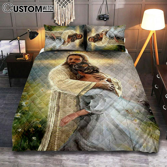 In The Arms Of God Quilt Bedding Set