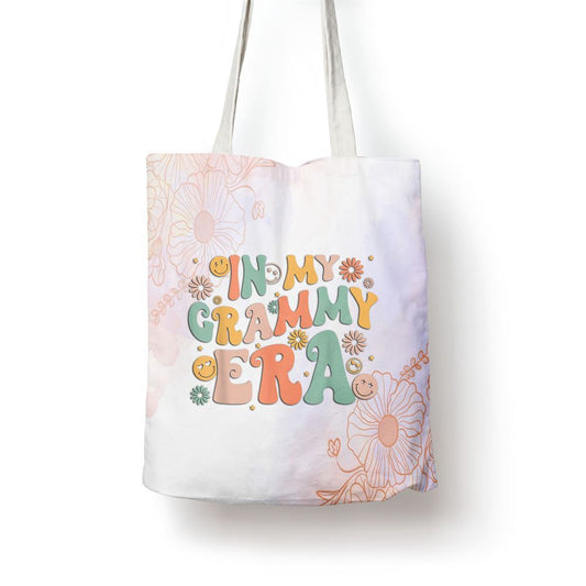 In My Grammy Era Baby Announcement For Grandma Mothers Day Tote Bag, Women Tote Bag, Canvas Tote Bag, Printed Tote Bag