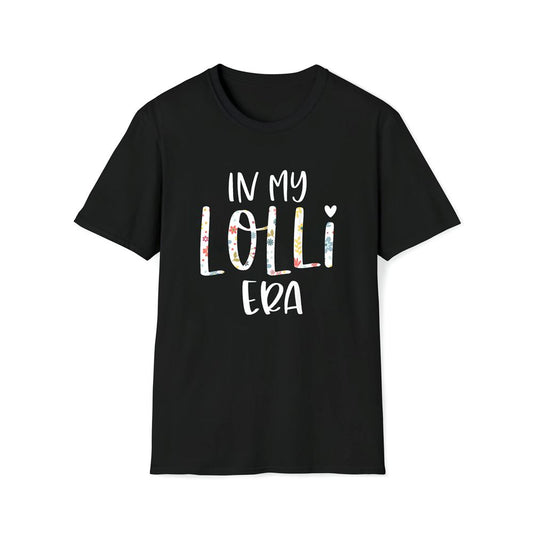 In My Lolli Era Flower Letter Floral Cute Gifts For Lolli Premium T Shirt, Mother's Day Premium T Shirt, Mother's Day Gift, Mom Shirt